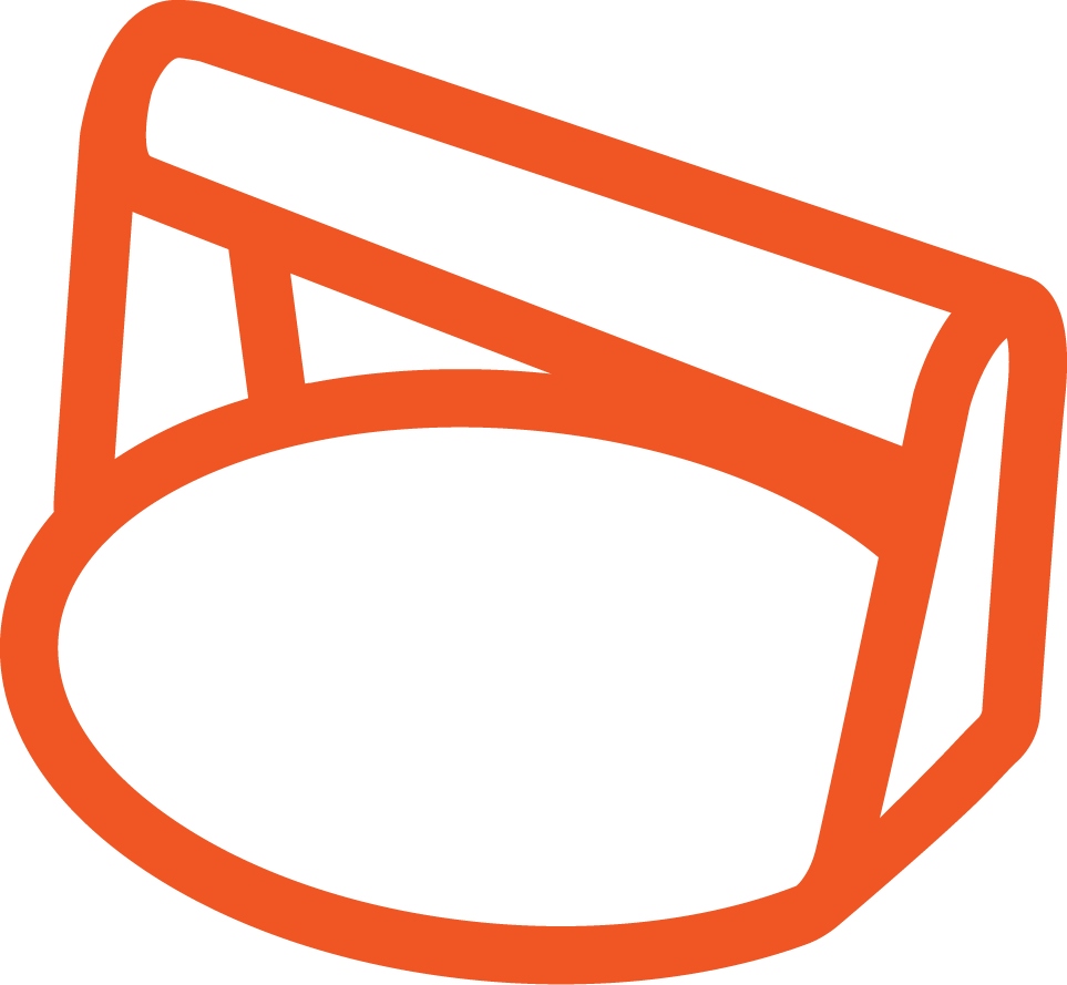 oranje silhouet hamburger pers